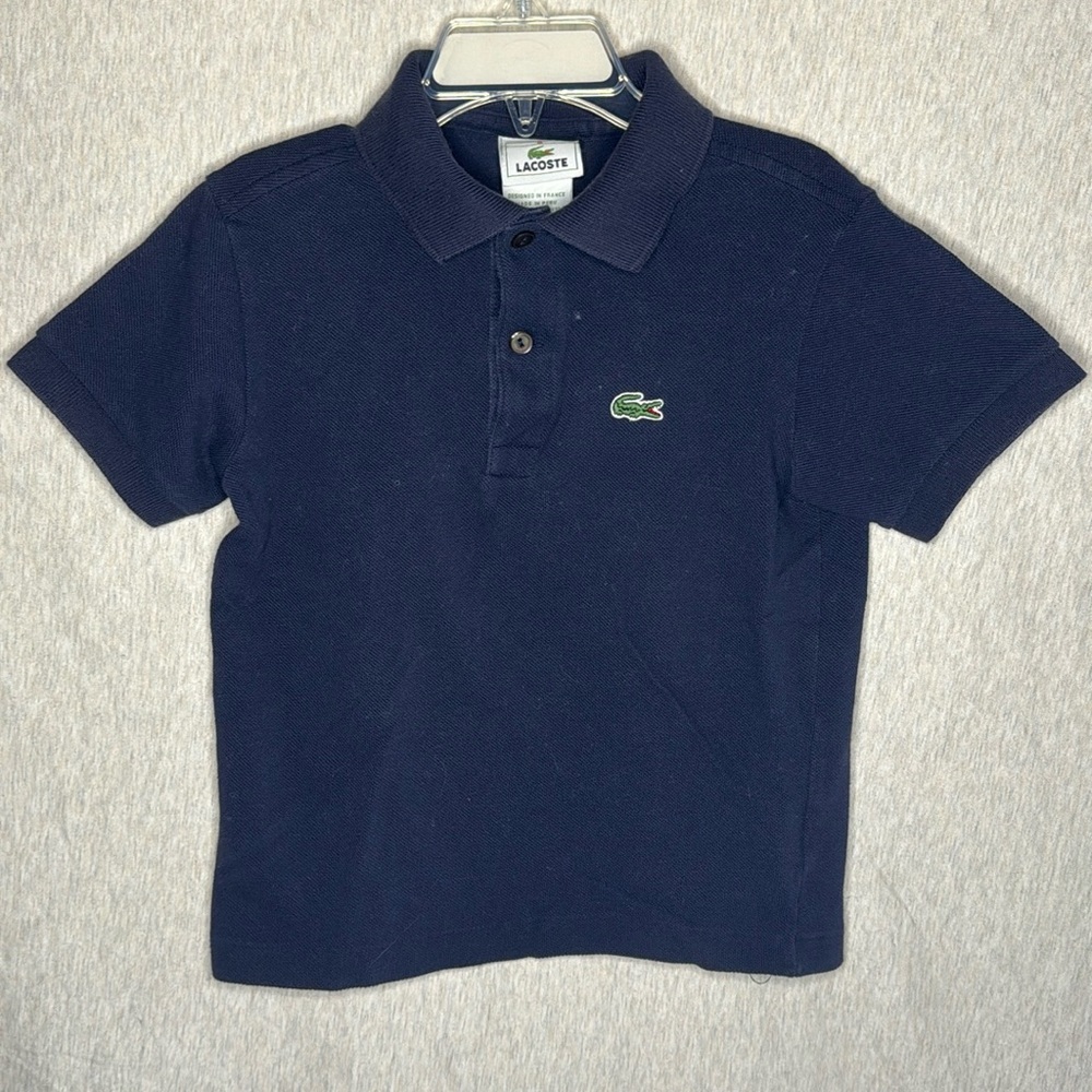 Lacoste boys polo. Size 6.